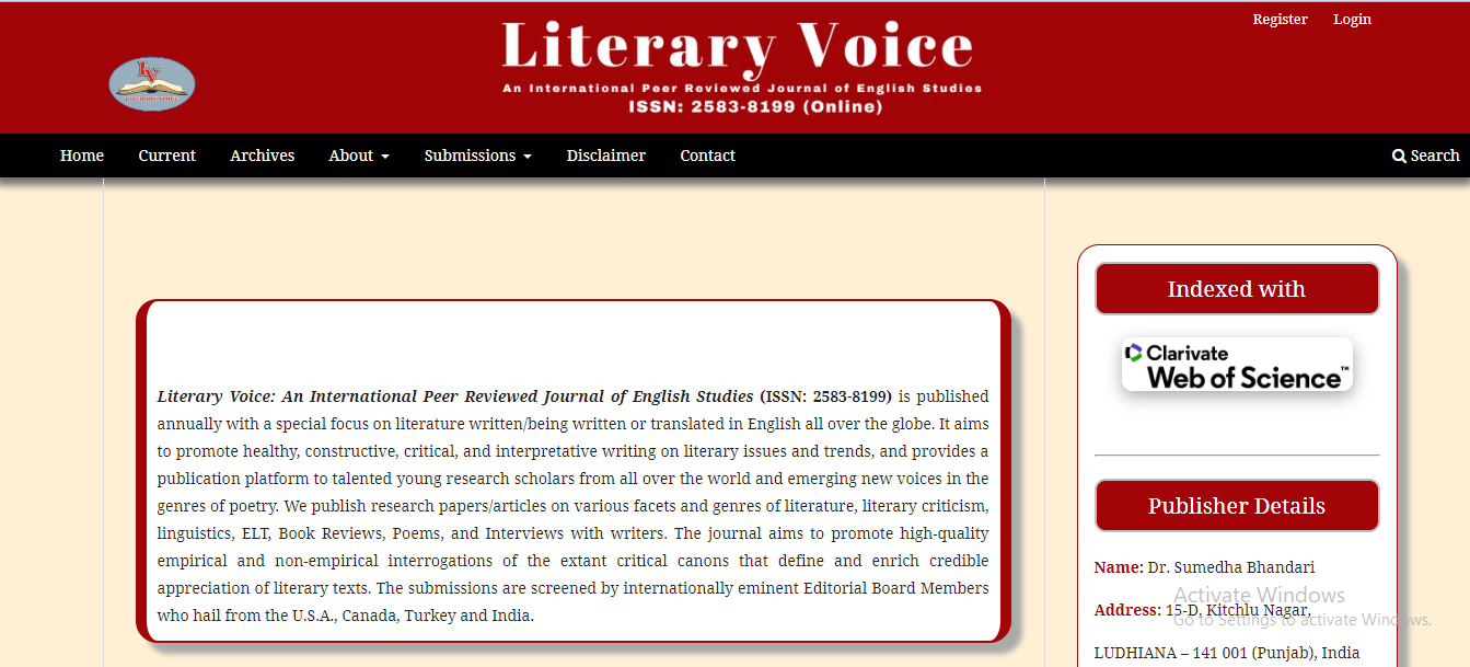 literary voice journal